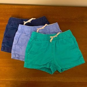 Set of 3 J. Crew Factory Crewcuts Girls’ Pull-On shorts